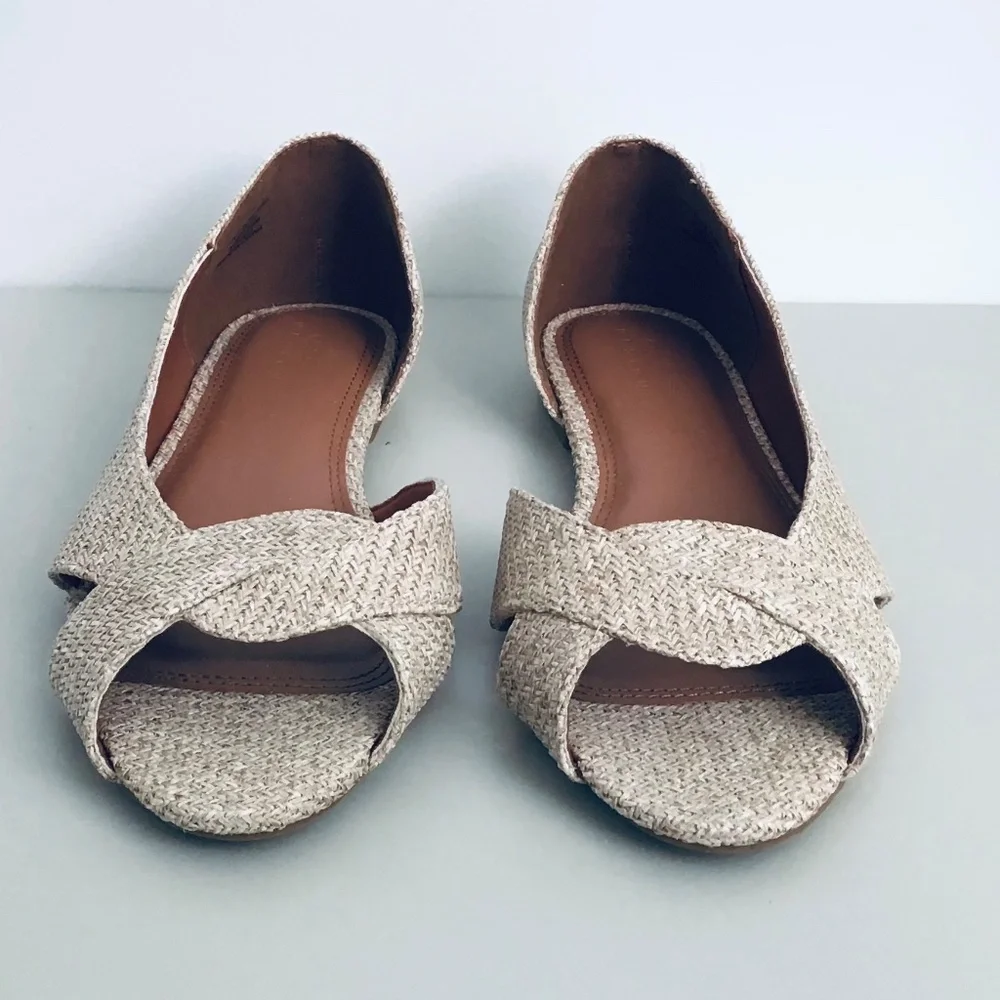 ASOS flat sandals with peep toe - never worn - Picture 2 of 6